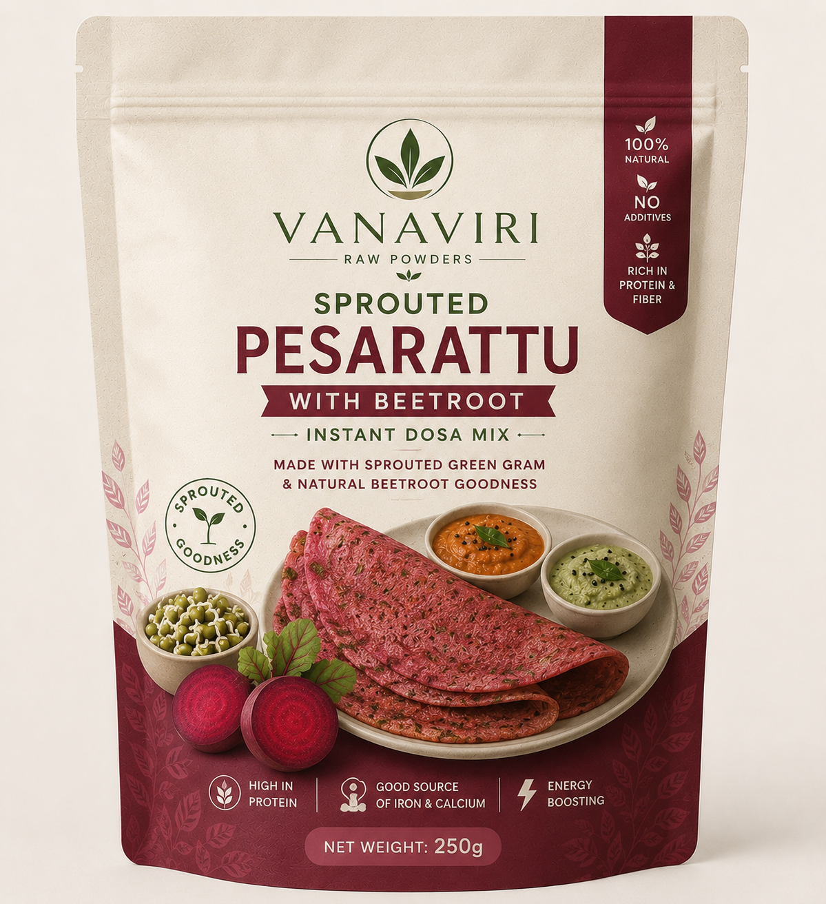 Beetroot pesarattu