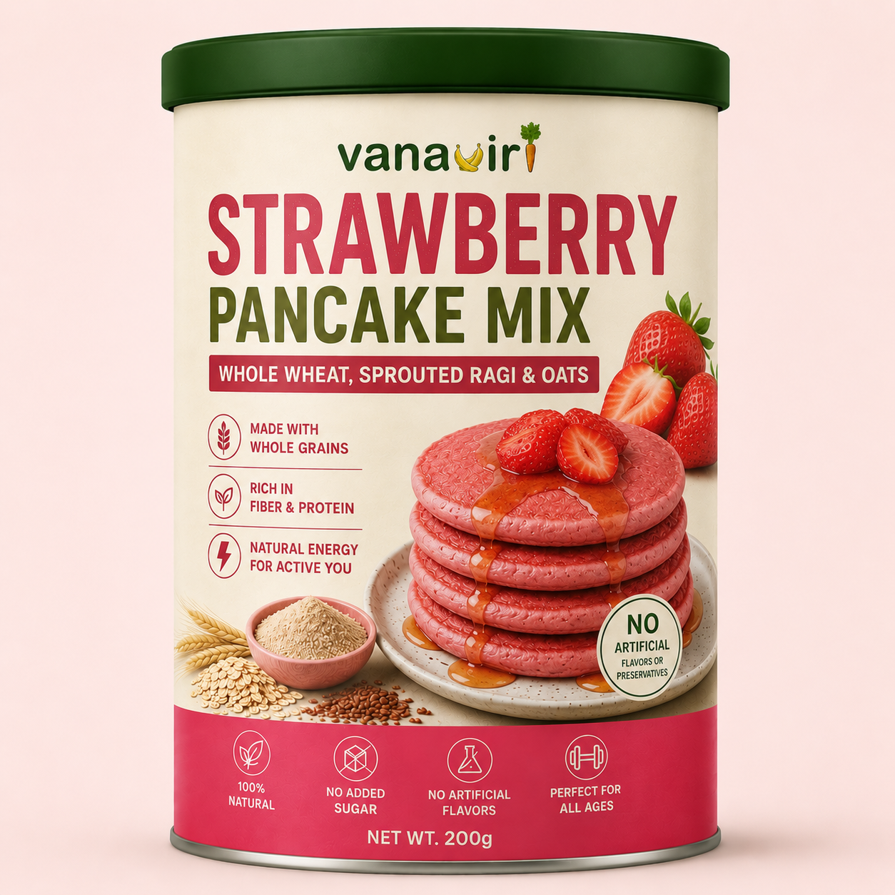 strawberry pan cake mix