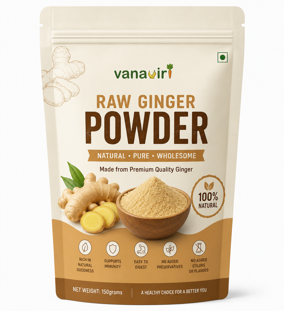 ginger raw powder
