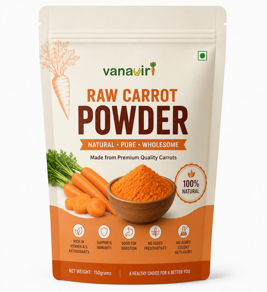carrot raw powder
