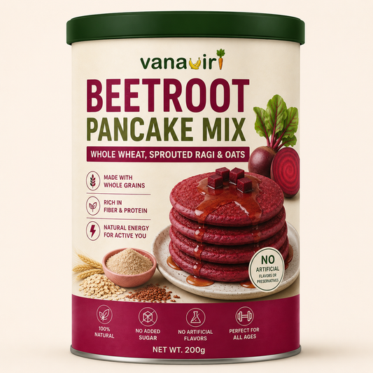 Beetroot pancake mix