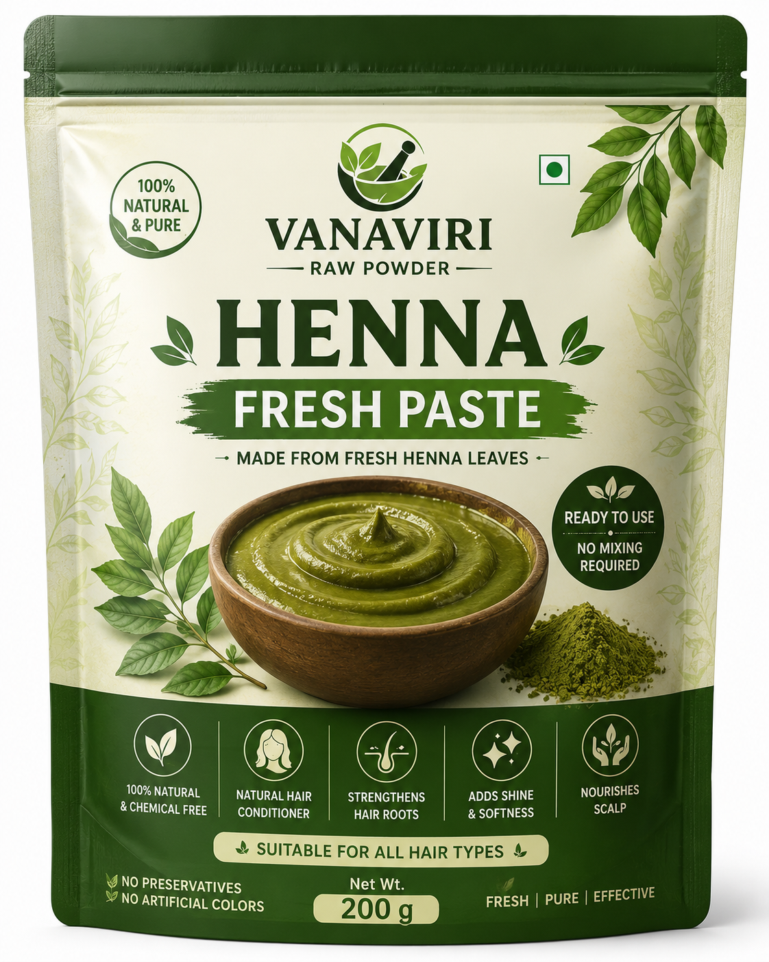 Vanaviri Henna Fresh Paste